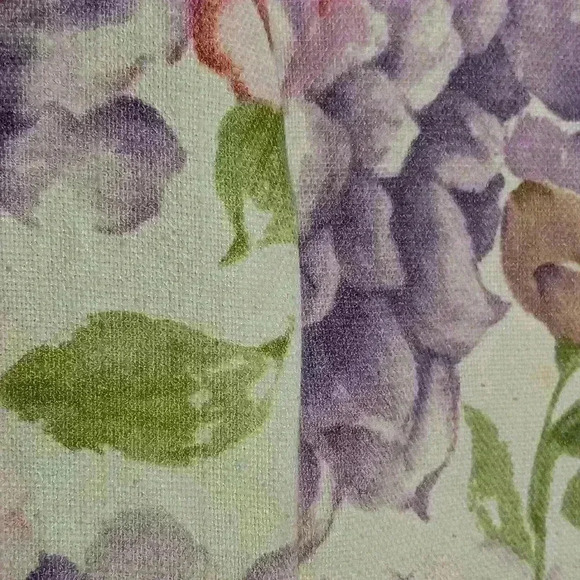 Women Alfred Dunner floral blazer jacket L chartreuse green Spring fall leisure - Picture 10 of 11